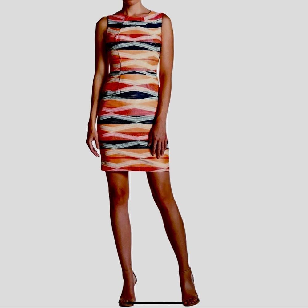 Trina Turk Kurdson Dress Stripe Multicolor Size 2